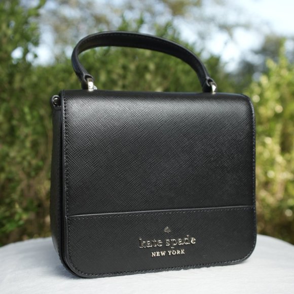 Kate Spade Staci Square Crossbody BLACK - Picture 1 of 5